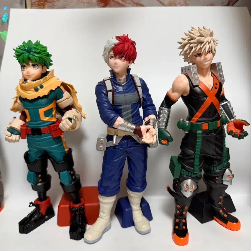 [BUNJANG] Bundle Set Banpresto Shindegou Midoriya Todoroki Bakugo Figure / 일괄 택포)반프레스토 신호등조 미도리야 쇼토 바쿠고
