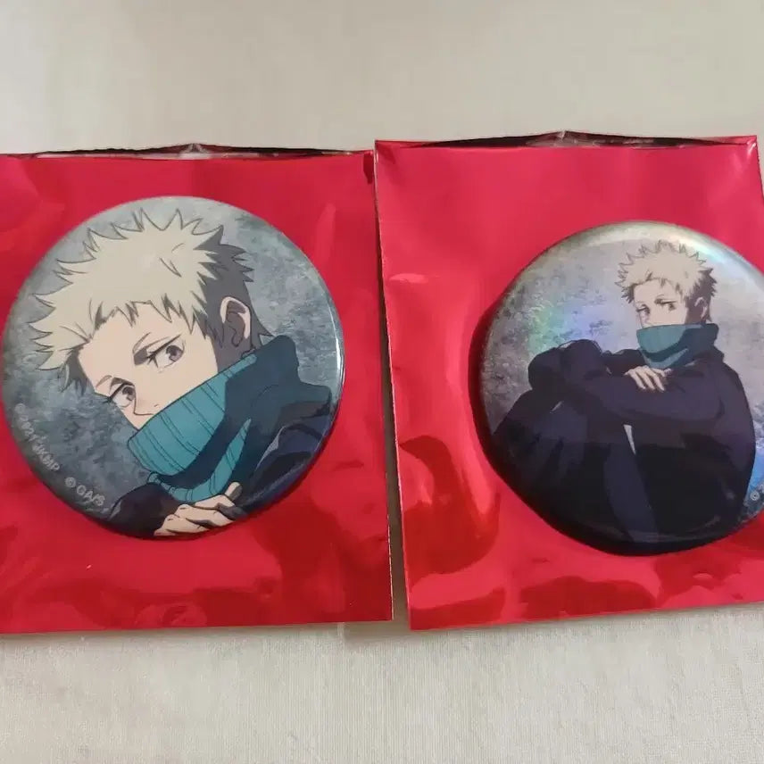[BUNJANG] Jujutsu Kaisen Loft Plaza The Wall Toge Inumaki Can Badge Set (2 Types) / 주술회전 로프트 플라자 The Wall 이누마키 토게 캔뱃지 2종