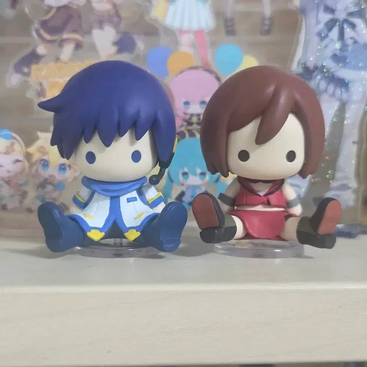 [BUNJANG] Kaito &amp; Meiko Vocaloid Petal Dolls Bundle Set / 일괄) 카이토 메이코 페타돌ㅣ 보컬로이드 KAITO MEIKO