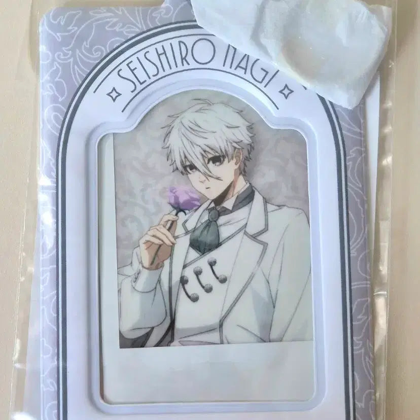 [BUNJANG] Blue Lock Nagi Seishiro Photocard Polaroid Holder Keychain Set / 블루록 나기 포카 폴라로이드 홀더 키링 세트