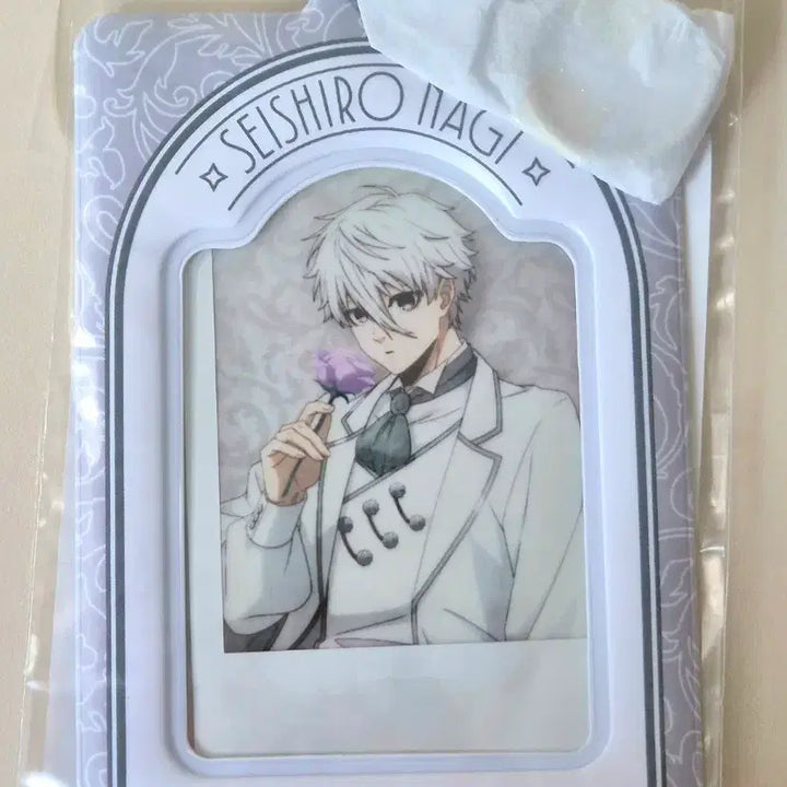 [BUNJANG] Blue Lock Nagi Seishiro Photocard Polaroid Holder Keychain Set / 블루록 나기 포카 폴라로이드 홀더 키링 세트