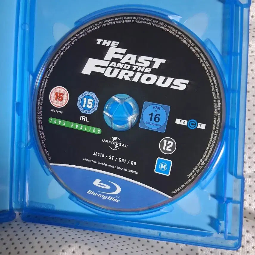 [BUNJANG] Fast &amp; Furious 1 Blu-ray / 영화 블루레이