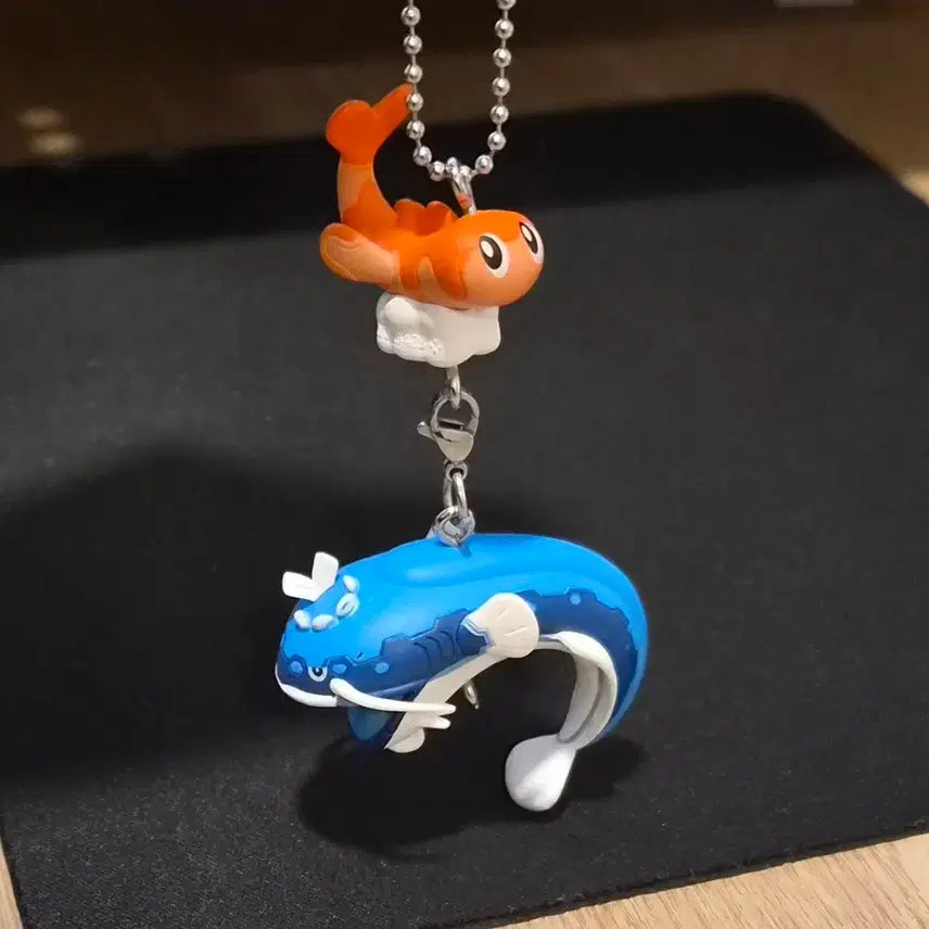 [BUNJANG] Pokemon Scraggy &amp; Sigilyph Dangling Mascot Keychain Gacha Figures / 포켓몬 싸리용&amp;어써러셔 주렁주렁 마스코트 키링 가챠 피규어