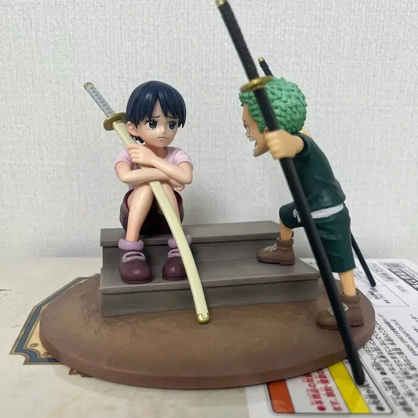 [BUNJANG] One Piece Zoro &amp; Kuina Figure / 원피스 조로&amp;쿠이나 피규어