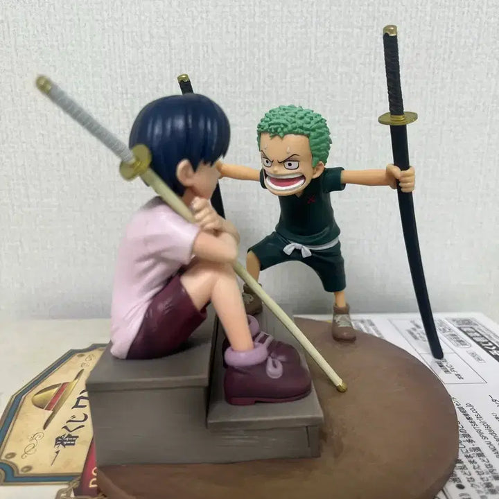 [BUNJANG] One Piece Zoro &amp; Kuina Figure / 원피스 조로&amp;쿠이나 피규어