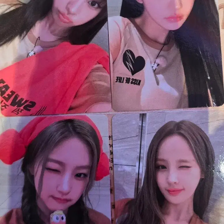 [BUNJANG] KIOF KISS OF LIFE SWEAT Mini Fan Meeting Photocard Set / 키오프 sweat 미팬 포카세트