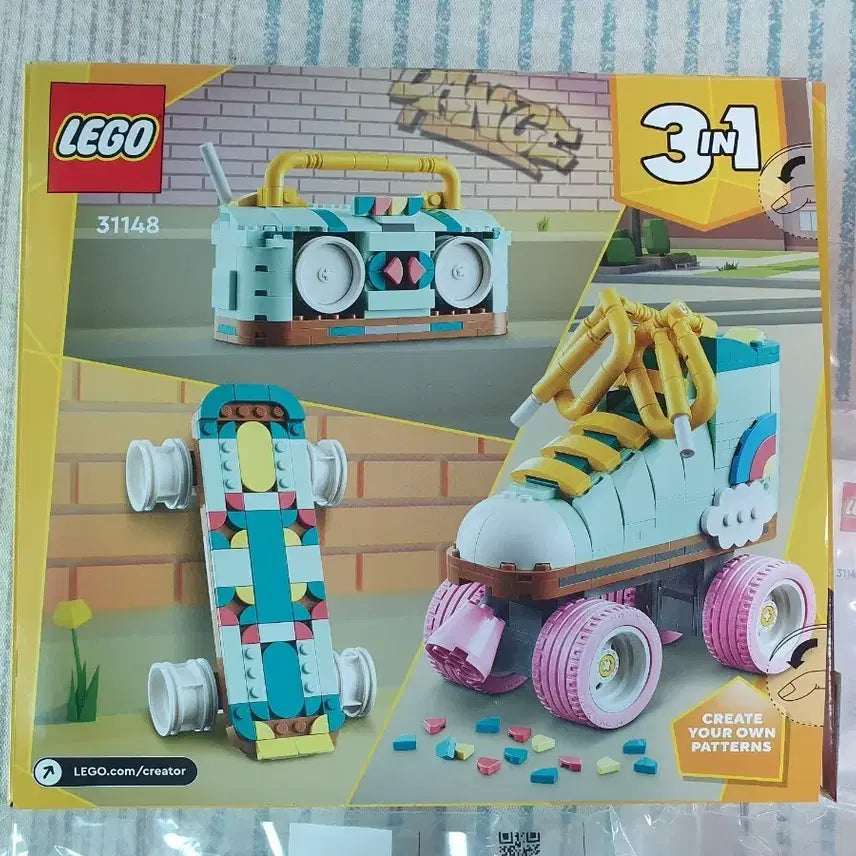[BUNJANG] LEGO 31148 3-in-1 Retro Roller Skates Building Set / 레고 31148  3-in-1  레트로 롤러스케이트 무료배송