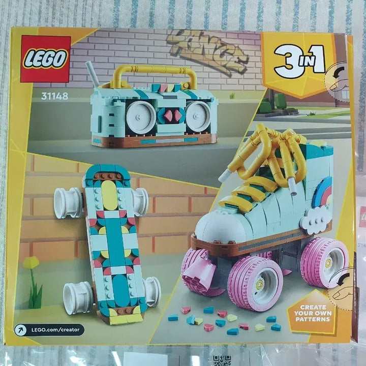 [BUNJANG] LEGO 31148 3-in-1 Retro Roller Skates Building Set / 레고 31148  3-in-1  레트로 롤러스케이트 무료배송