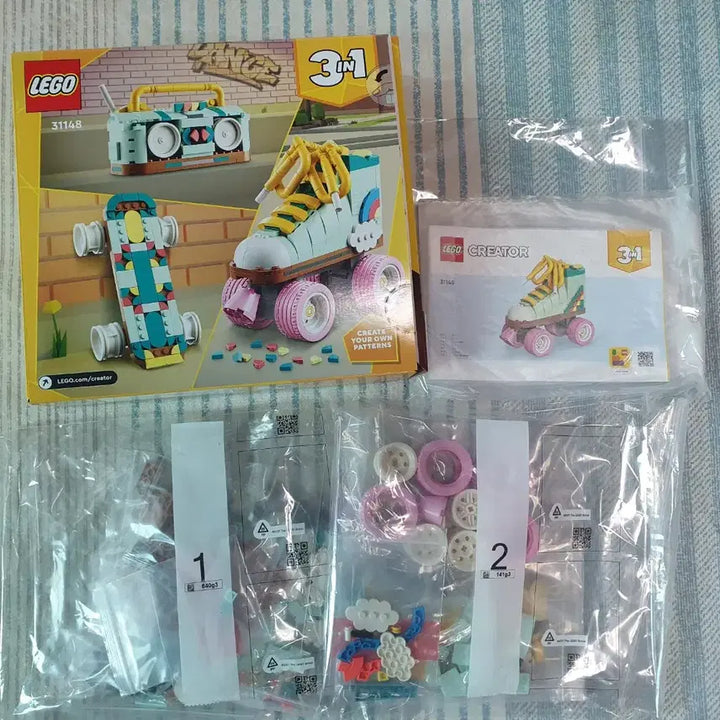 [BUNJANG] LEGO 31148 3-in-1 Retro Roller Skates Building Set / 택포 레고 31148  3-in-1  레트로 롤러스케이트