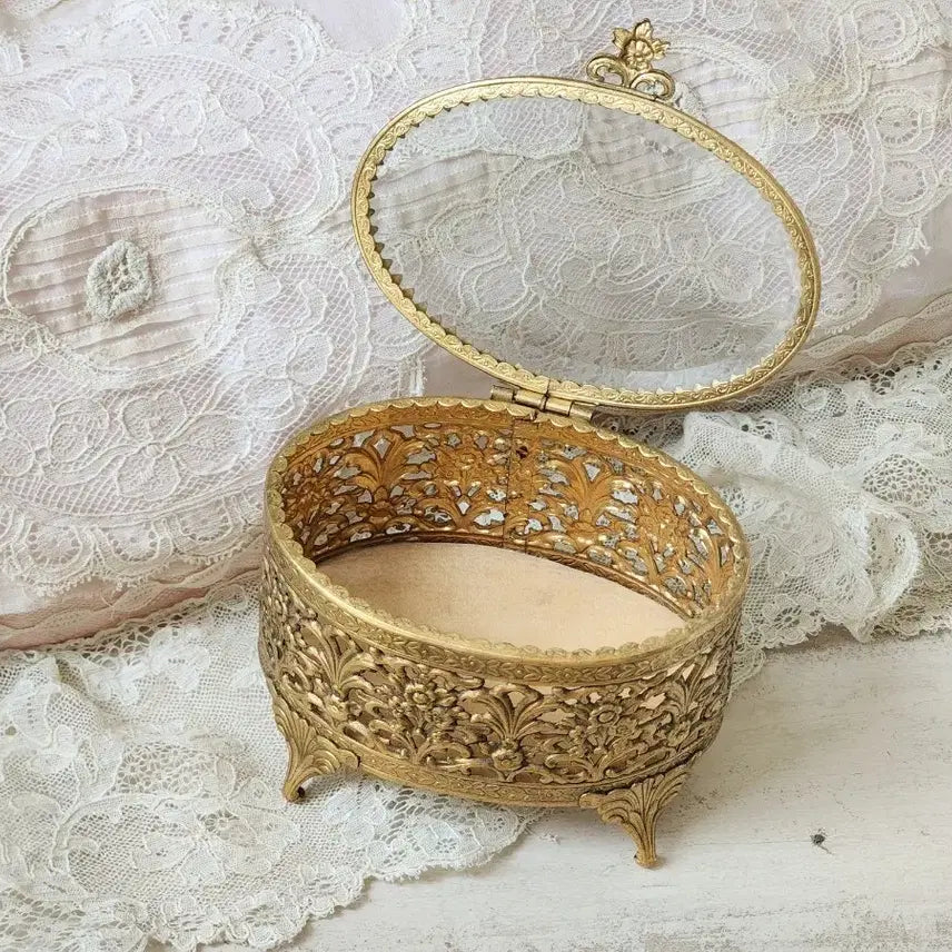[BUNJANG] Antique Ormolu Jewelry Box / 앤틱 오물루 보석함