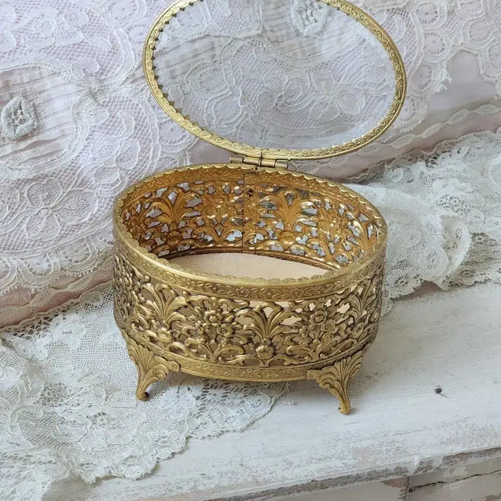 [BUNJANG] Antique Ormolu Jewelry Box / 앤틱 오물루 보석함