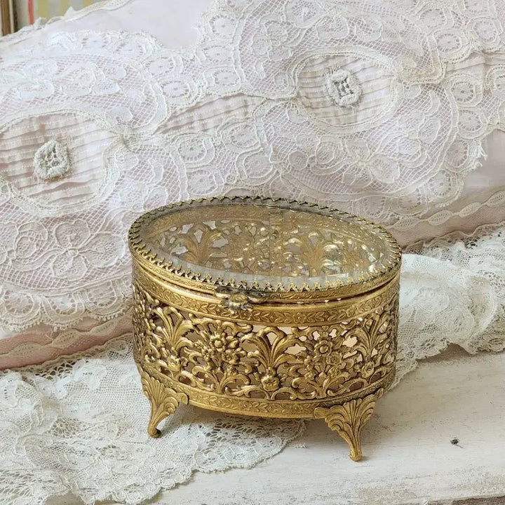 [BUNJANG] Antique Ormolu Jewelry Box / 앤틱 오물루 보석함