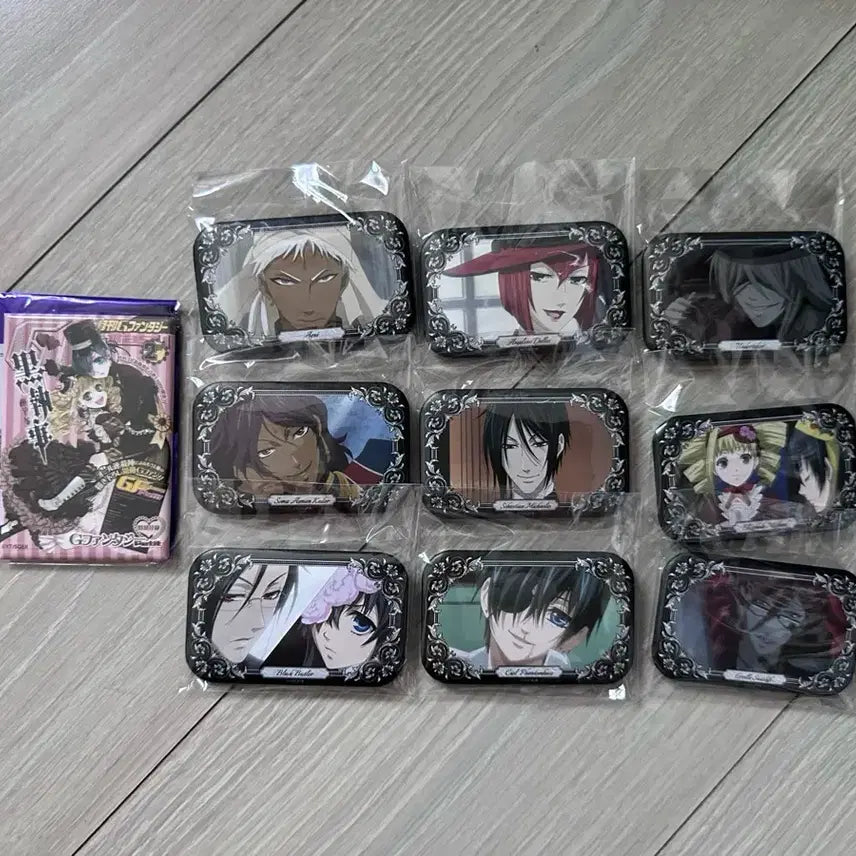 [BUNJANG] Black Butler Can Badge Set / 흑집사 캔뱃지