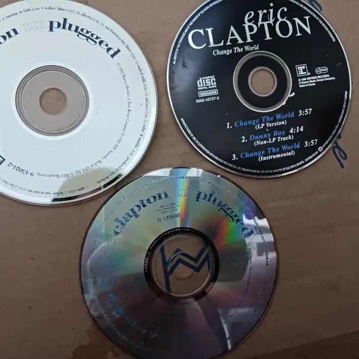 [BUNJANG] Eric Clapton Unplugged &amp; Change The World CD Set / 에릭 클랩튼 Unplugged / Change The World CD 3종