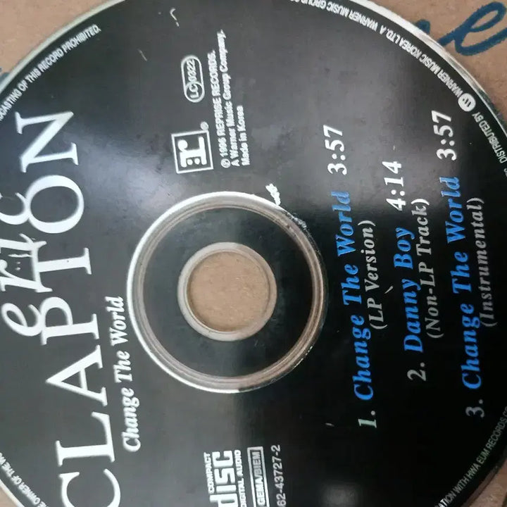 [BUNJANG] Eric Clapton Unplugged &amp; Change The World CD Set / 에릭 클랩튼 Unplugged / Change The World CD 3종