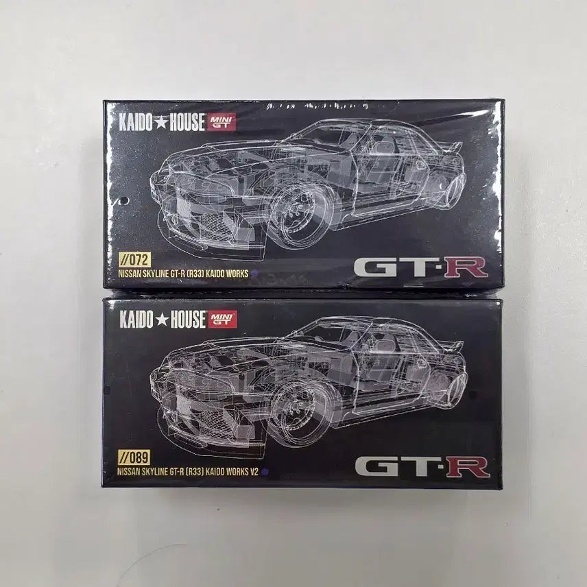 [BUNJANG] Mini GT Kaido House Nissan Skyline GT-R (R33) 072 &amp; 089 / [미니지티 카이도 하우스 닛산 스카이라인 GT-R (R33) 072, 089