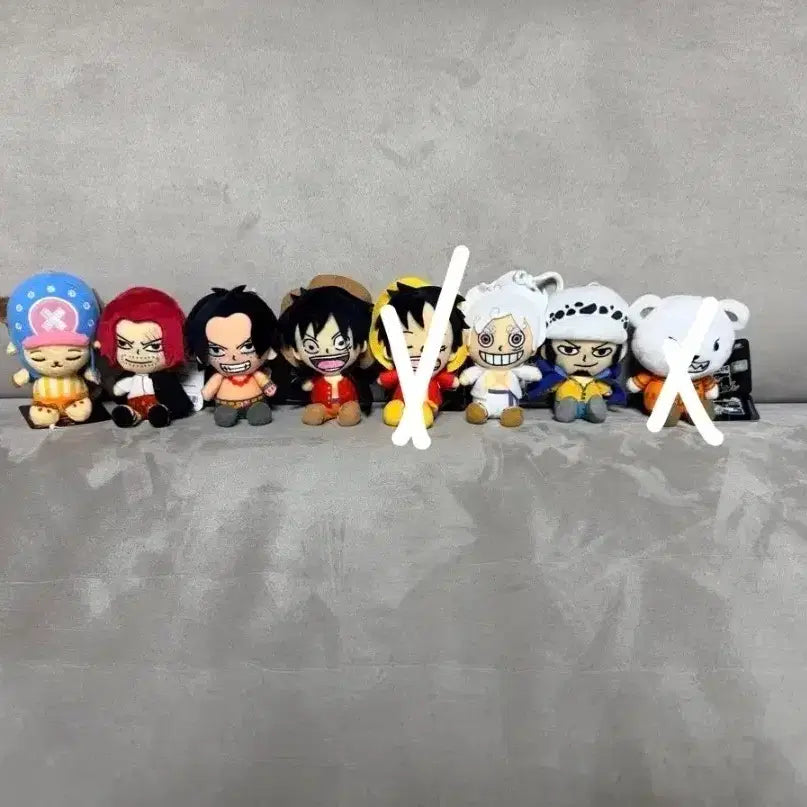 [BUNJANG] One Piece 25th Anniversary Chopper Shanks Keyring Doll / 정품 원피스 25주년 쵸파 샹크스 등 키링 인형