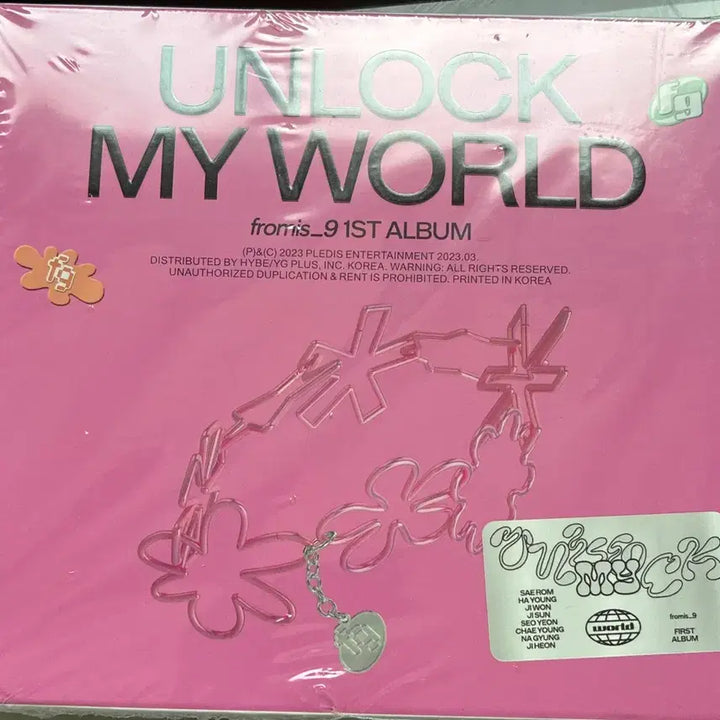 [BUNJANG] fromis_9 UNLOCK MY WORLD 1st Album Sealed / 프로미스나인 UNLOCK MY WORLD 1집 미개봉