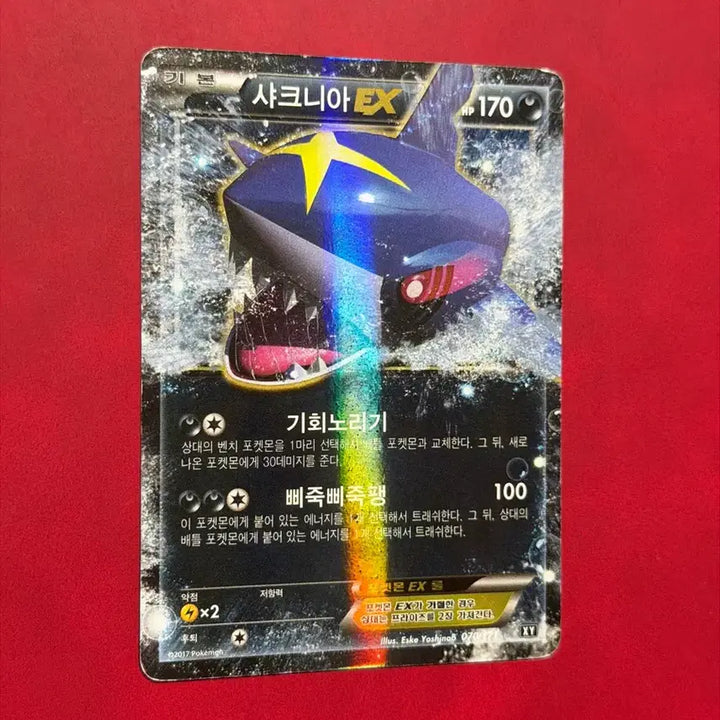 [BUNJANG] Pokemon Ancient Rare Card, Sharpedo EX XY / 포켓몬 고대 희귀 카드 샤크니아 EX XY