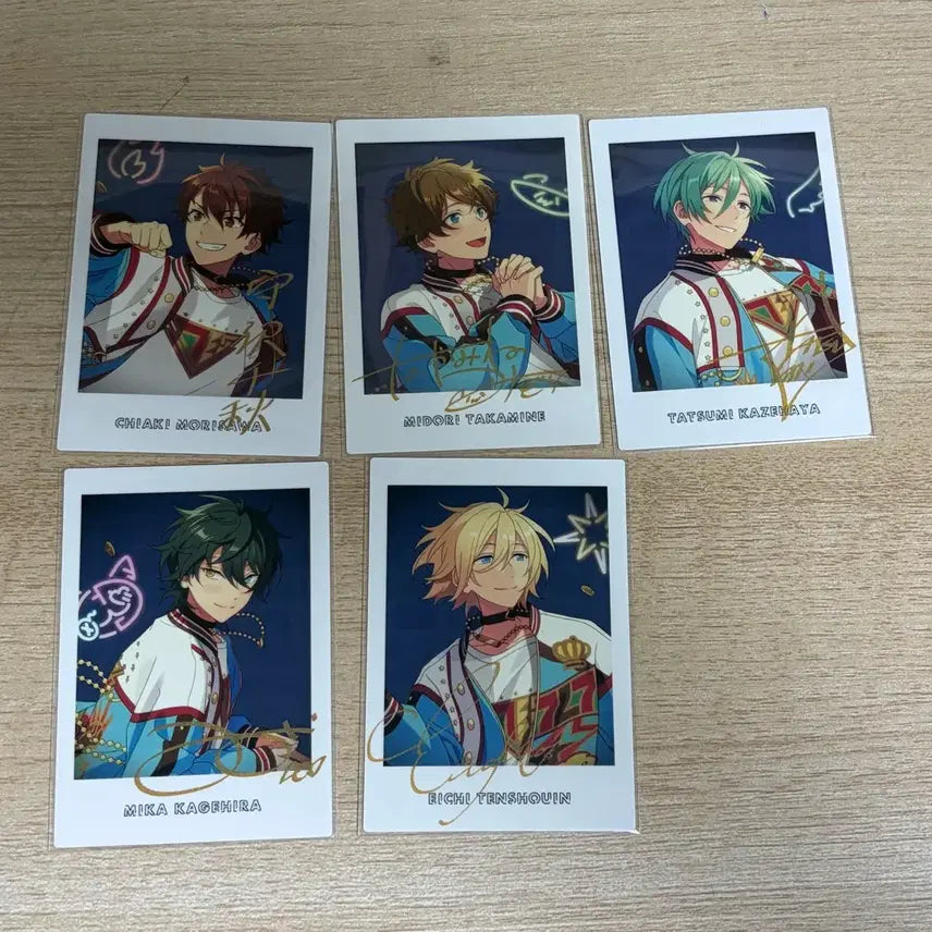 [BUNJANG] Ensemble Stars 7th Anniversary Pashacollection Cards - Chiaki, Eichi, Tatsumi, Midori, Mika / 앙스타 7주년 파샤 치아키 에이치 타츠미 미도리 미카