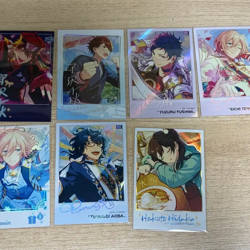[BUNJANG] Ensemble Stars! Chara Card Collection Cheaki, Hokuto, Tsumugi, Eichi, Yuzuru Bundle Set / 앙스타 중스타 파샤 치아키 호쿠토 츠무기 에이치 유즈루