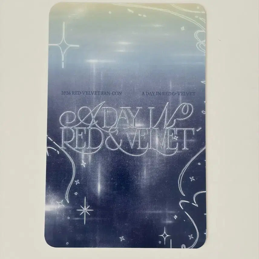 [BUNJANG] Red Velvet Seulgi Concert Photocard (Mid-Concert) / 슬기 콘서트 입장포카 (중콘)