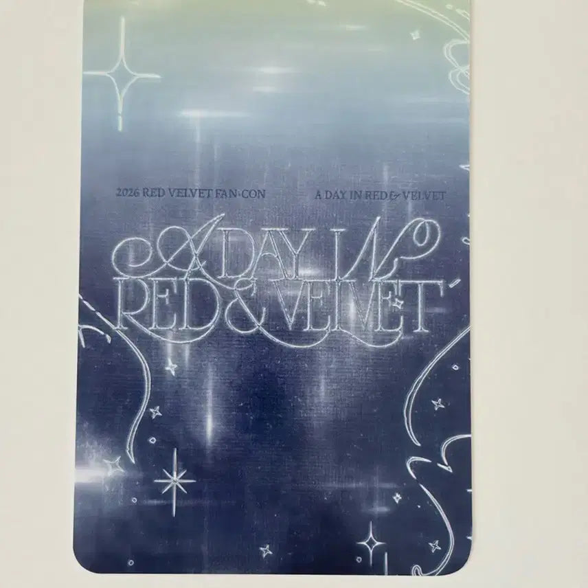 [BUNJANG] Red Velvet Wendy Concert Entrance Photocard (Mid-Con) / 웬디 콘서트 입장포카 (중콘)