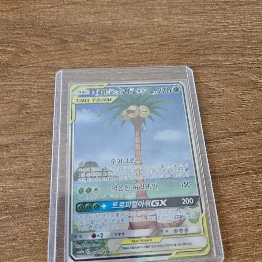 [BUNJANG] Pokemon Card Nassi &amp; Namolppaemi GX Tag Team / 포켓몬카드 나시&amp;나몰빼미 GX 태그팀