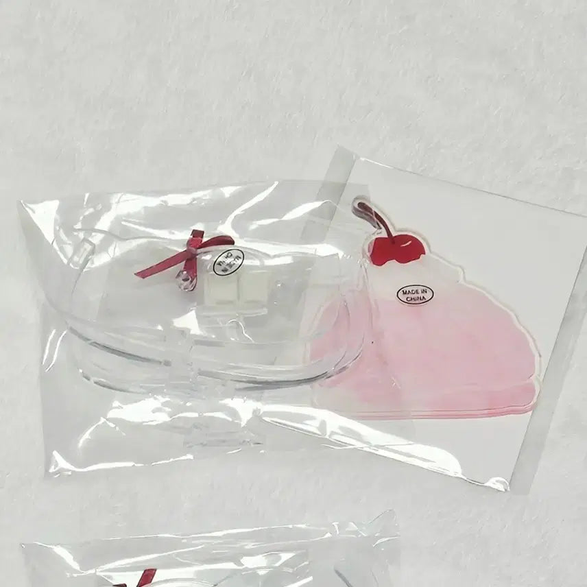 [BUNJANG] Sweets Acrylic Cup Strawberry Cherry Ice Cream (Sealed) / 스위츠 아크릴 컵 딸기 체리 아이스크림 미개봉품
