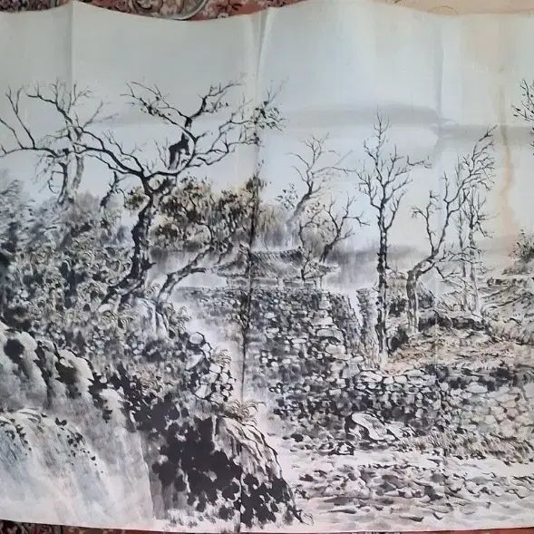 [BUNJANG] Korean Landscape Painting (Sansuhwa) - Large Scale / 산사