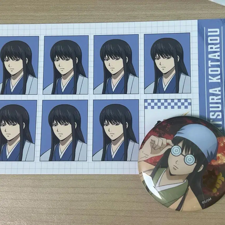 [BUNJANG] Gintama Yoshiwara Katsura Zura Button Badge &amp; Photo Set / 일괄) 은혼 팝업 요시와라 카츠라 즈라 캔뱃지 증명사진 증사 특전 5만원
