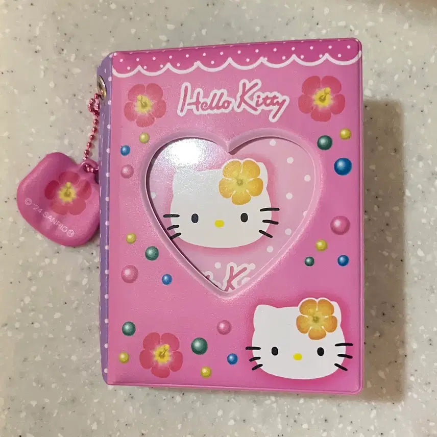 [BUNJANG] Sanrio Hello Kitty Pink Photocard Collect Book / 산리오 핑크색 헬로키티 콜북 포카 콜렉트북