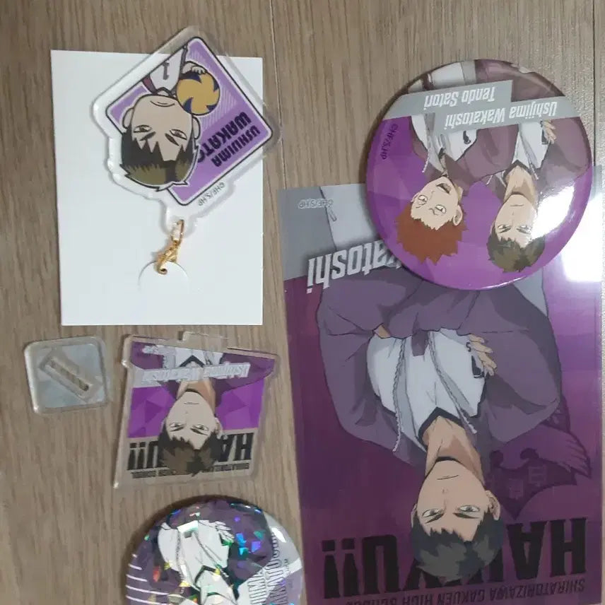 [BUNJANG] Haikyu!! Ushijima Wakatoshi Goods Set / 하이큐 우시지마 와카토시 굿즈 세트