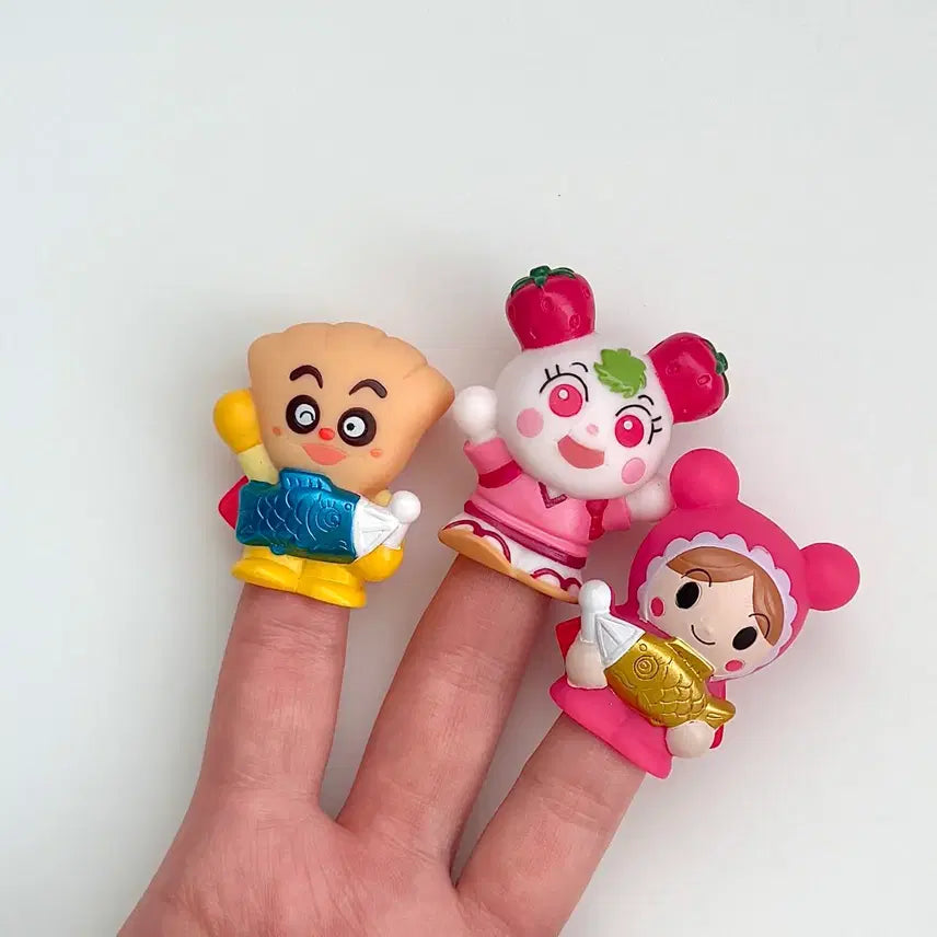 [BUNJANG] Anpanman Finger Soft Vinyl Figure Bundle Set / [일괄] 호빵맨 손가락 소프비 피규어 세트