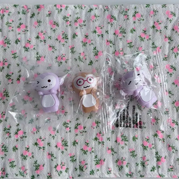 [BUNJANG] Gamja Soongi 3 Types Bundle Set Unsealed Pinku, Hyper, Eyewear Soongi, Purple Soongi Plush Toy / 감자숭이 3종 일괄 미개봉 핑루 히퍼 안경숭이 보라숭이