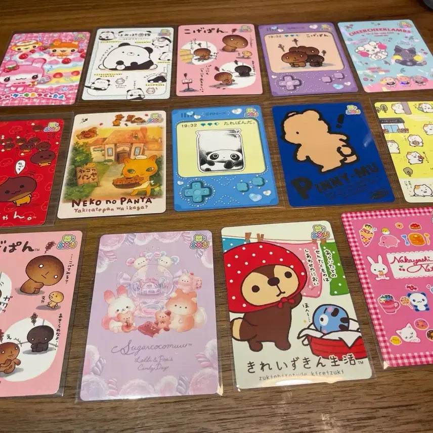 [BUNJANG] San-X Universete Arthmet Collection Cards Set / 산엑스 유니버스 아츠메테 카드 콜렉션 35장 세트