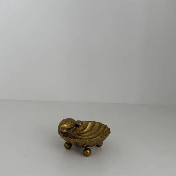 [BUNJANG] Vintage Brass Shell Mini Trinket Dish (Italy) / 빈티지 브라스 쉘 미니트링켓(이태리)