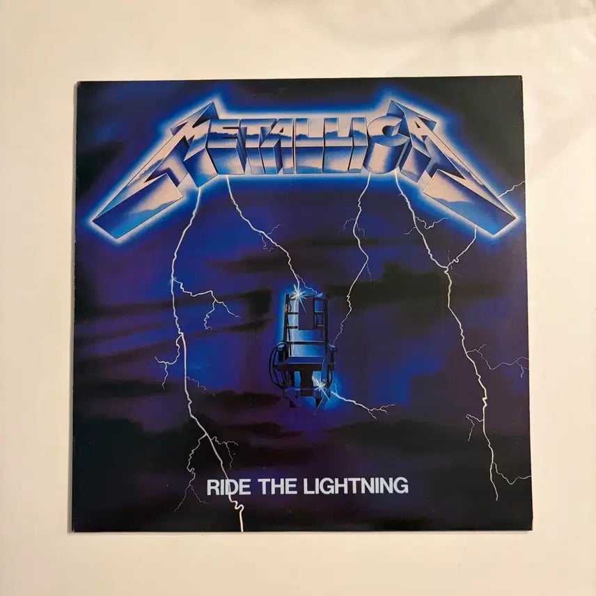 [BUNJANG] Metallica Ride The Lightning 1989 Korean License LP / 메탈리카 (Metallica) - Ride The Lightning