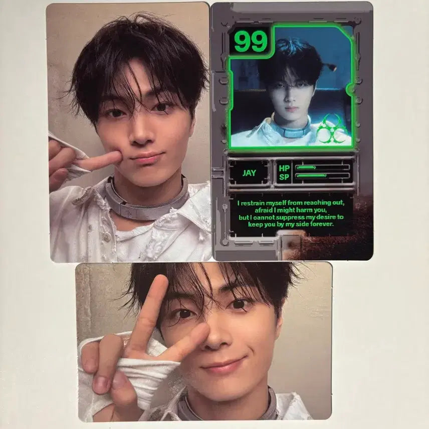 [BUNJANG] Enhypen Jay Desire Unleashed Engine Version Photocard Bundle Set 3 Cards / 엔하이픈 제이 디자이어 언리쉬 엔진반 포카 일괄 3장 desire unleash jay