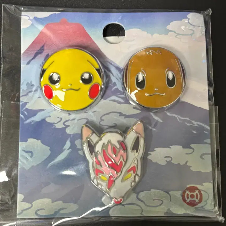 [BUNJANG] Pokemon Badge 3-Set / 미개봉 포켓몬 뱃지 판매합니다.