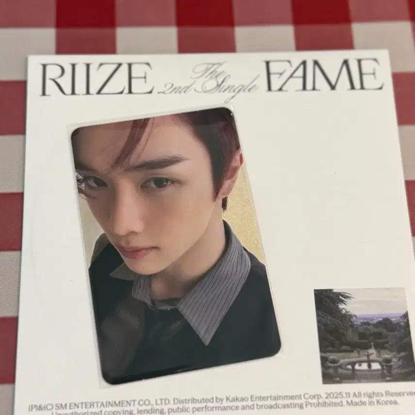 [BUNJANG] RIIZE FAME Photobook Sungchan Photocard / 라이즈 페임 포토북 성찬 포카