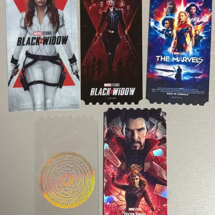 [BUNJANG] Marvel Black Widow / Doctor Strange in the Multiverse of Madness Megabox Original Ticket Special Benefit / 마블 블랙위도우 더마블스 닥터스트레인지 대혼돈의 멀티버스 메가박스 오리지널티켓 오티 특전