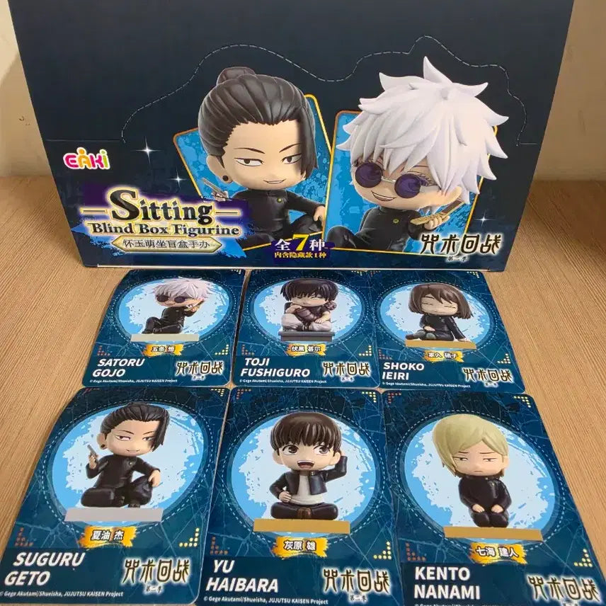 [BUNJANG] Jujutsu Kaisen EAKI Seating Figure 6-Set Full Box / 주술회전 시팅 모두 앉아 피규어 EAKI 6종 풀박스 양도합니다.