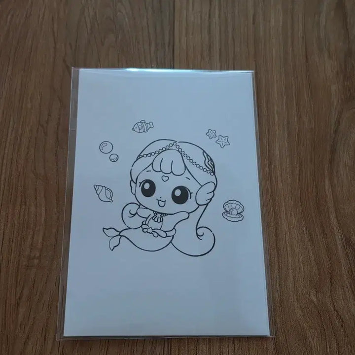 [BUNJANG] Hachipering &amp; Charrimpring Coloring Postcard Set / 미개봉)사랑의하츄핑 고래보석의 전설 하츄핑 컬러링엽서 하츄핑특전 찰랑핑 하츄핑1주차