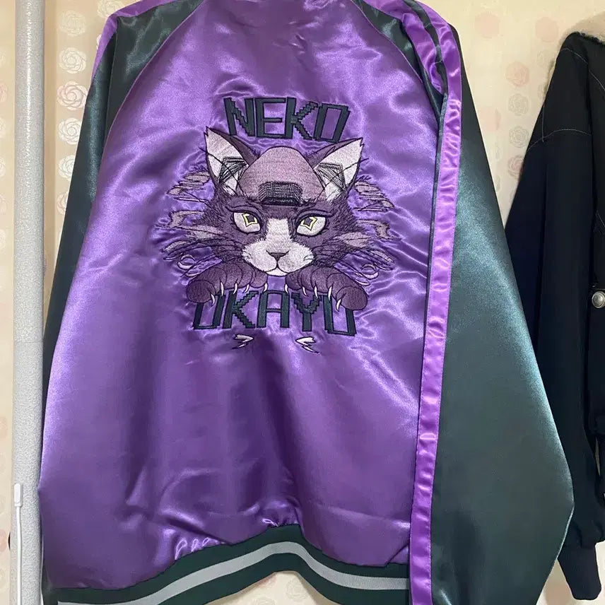 [BUNJANG] Hololive Nekomata Okayu Sukajan Jacket / 홀로라이브 네코마타 오카유 스카잔 (프리사이즈