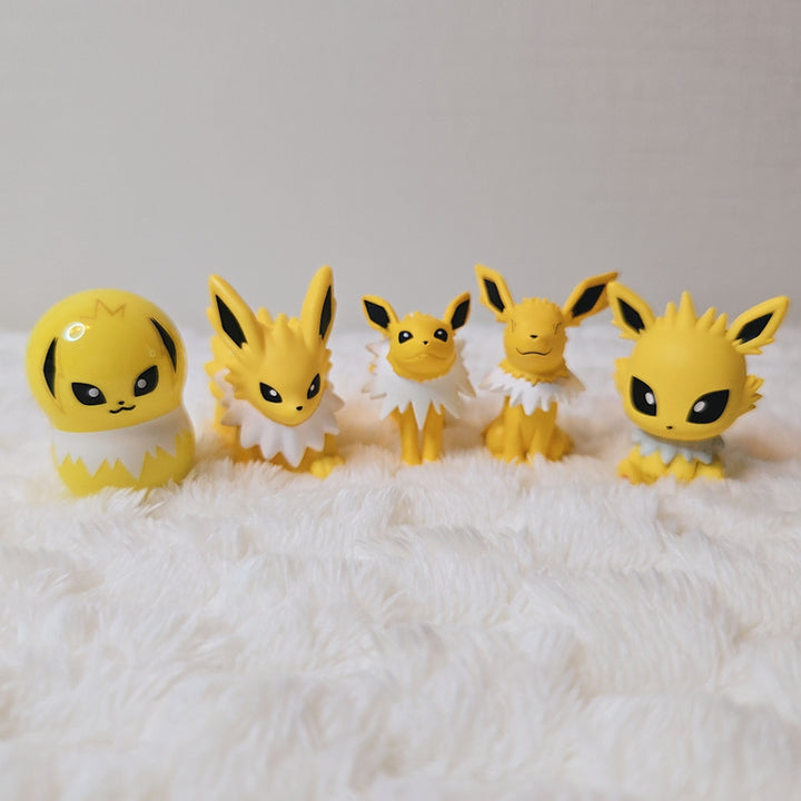 [BUNJANG] Pokemon Jolteon, Sylveon, Eeveelution Gacha Figures Set / 포켓몬 쥬피썬더 이브이즈 가챠 피규어 굿즈