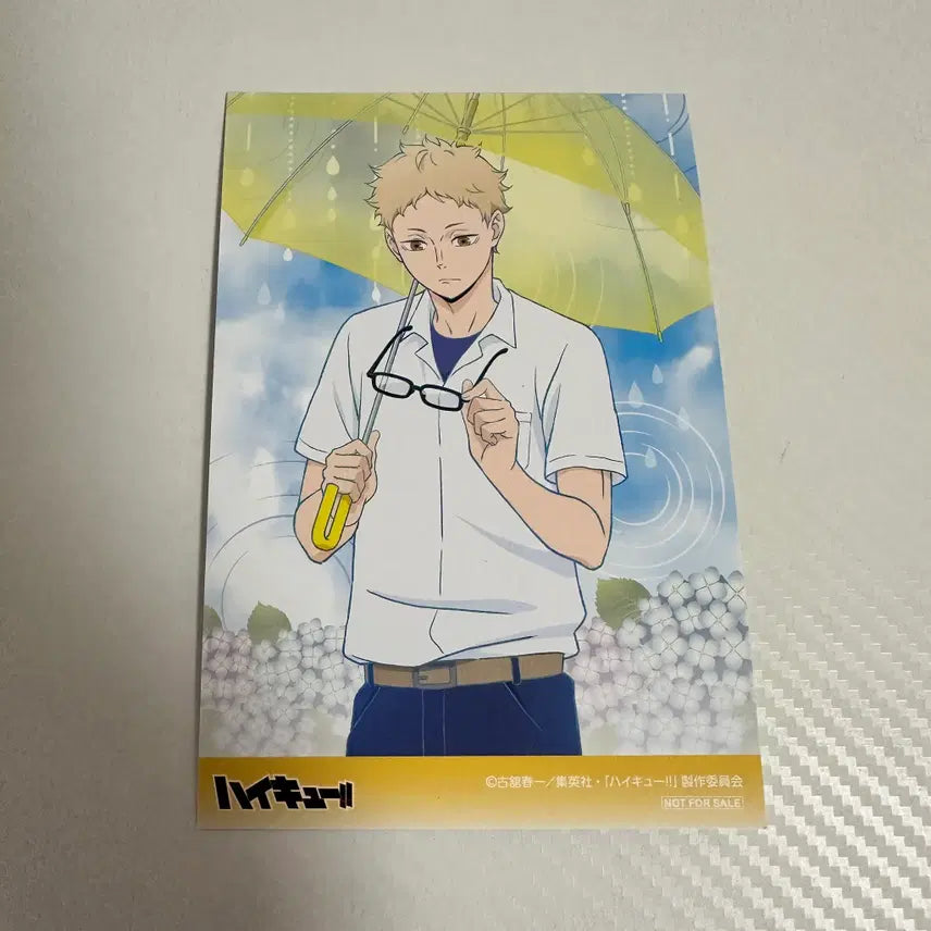[BUNJANG] Haikyuu!! Animate Exclusive Tsukishima Kei Postcard / 하이큐 애니메이트 특전 츠키시마 케이 엽서 비온뒤 집으로가는길