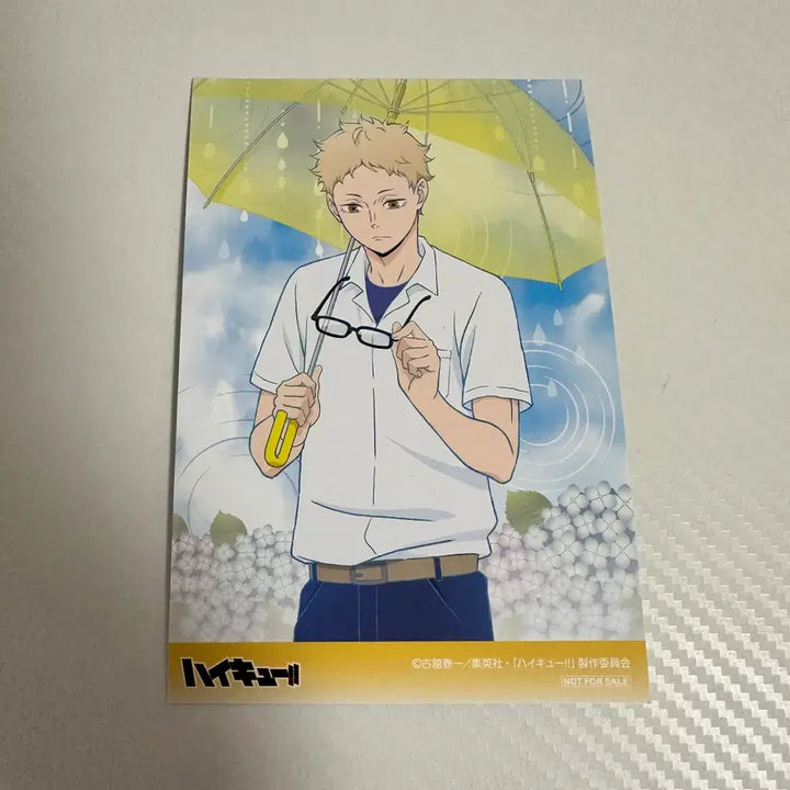 [BUNJANG] Haikyuu!! Animate Exclusive Tsukishima Kei Postcard / 하이큐 애니메이트 특전 츠키시마 케이 엽서 비온뒤 집으로가는길