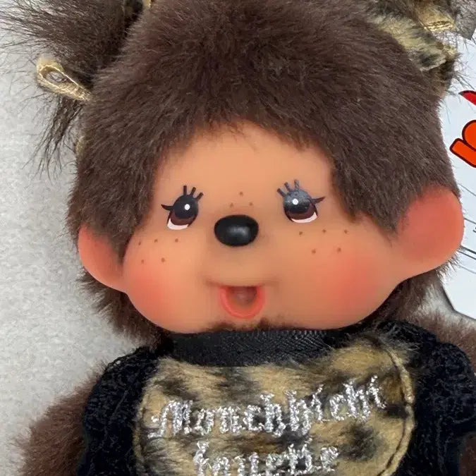 [BUNJANG] Jueati Leopard Print Monchhichi Doll / 쥬에티 쥬에띠 레오파드 호피 몬치치