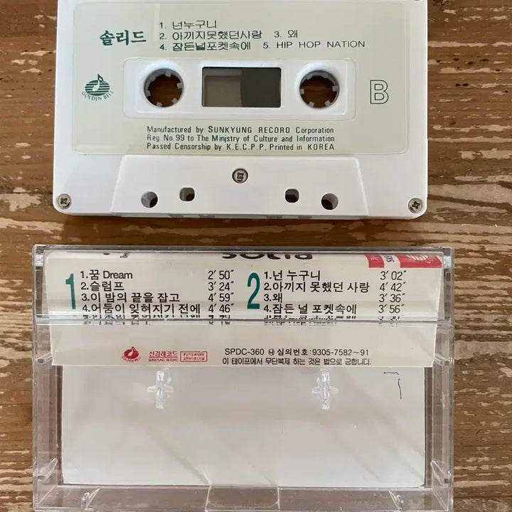 [BUNJANG] Solid 2nd Album: The End of This Night Cassette Tape / [카세트테이프] 솔리드 2집 : 이 밤의 끝을 잡고